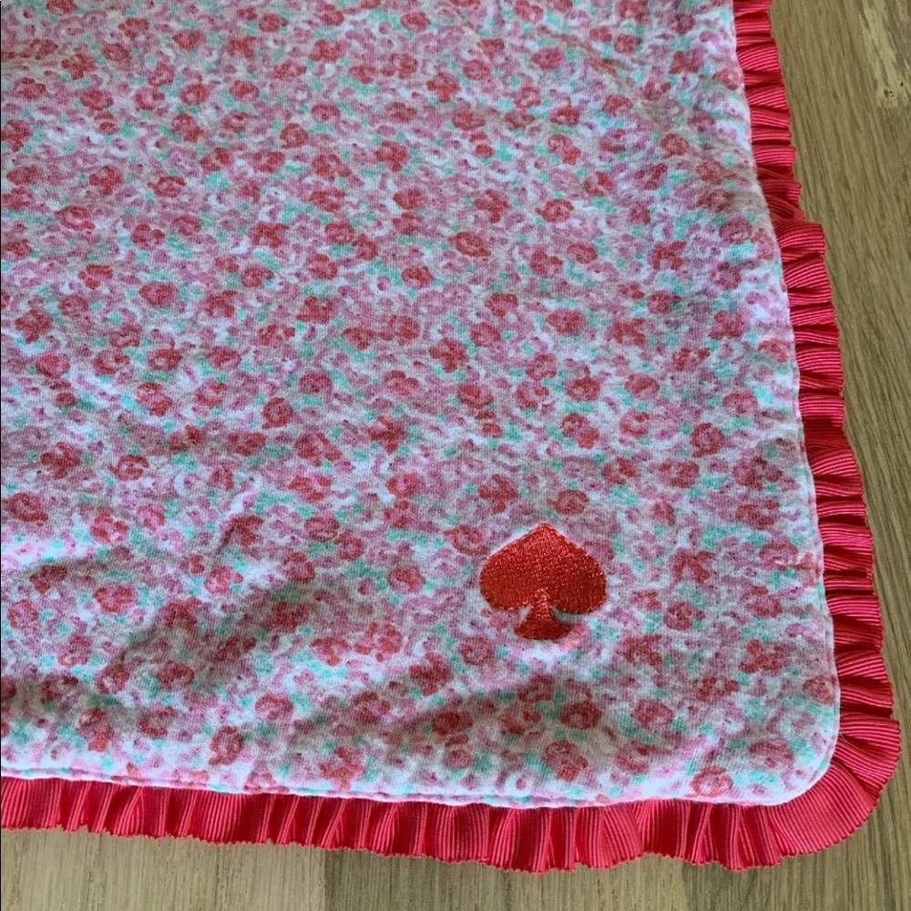 Kate Spade New York Floral Pink Baby Blanket